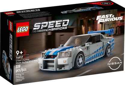 LEGO 76917 Speed Champions 2 Fast 2 Furious Nissan Skyline GT-R (R34)