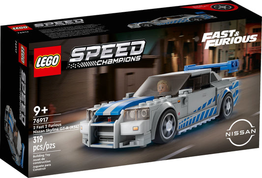 LEGO 76917 Speed Champions 2 Fast 2 Furious Nissan Skyline GT-R (R34)