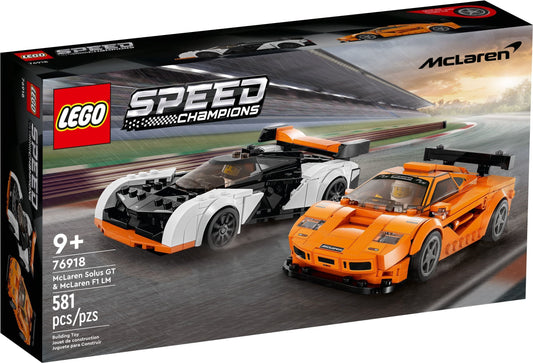 LEGO 76918 Speed Champions McLaren Solus GT & McLaren F1 LM