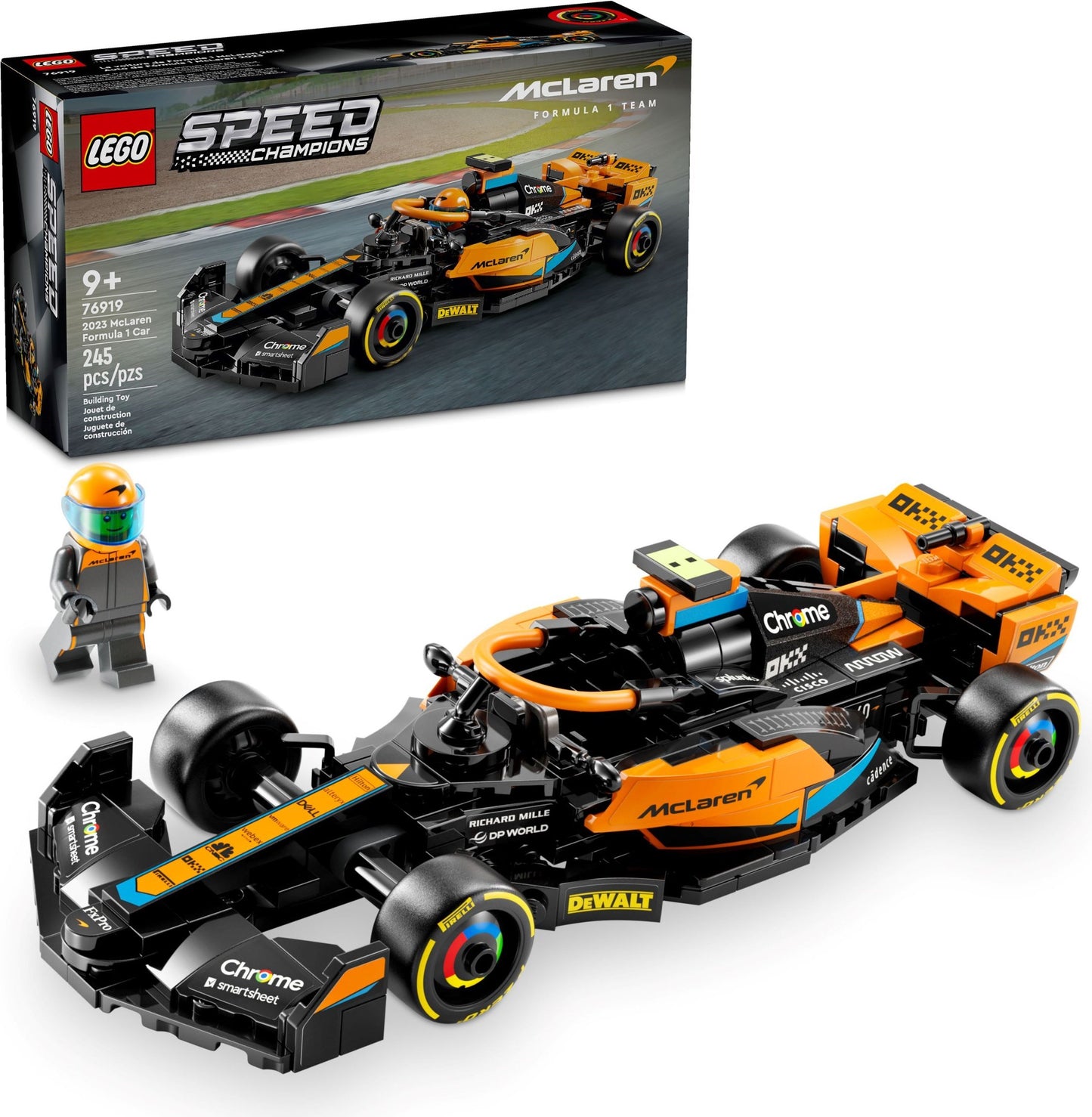LEGO 76919 Speed Champions 2023 McLaren Formula 1 Car