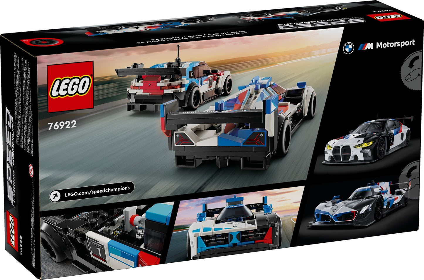 LEGO 76922 Speed Champions BMW M4 GT3 & BMW M Hybrid V8 Race
