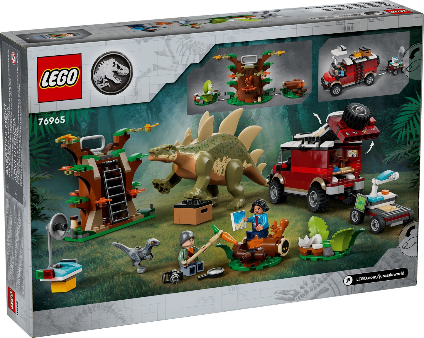 LEGO 76965 Jurassic World Dinosaur Missions: Stegosaurus Discovery - imperfect box