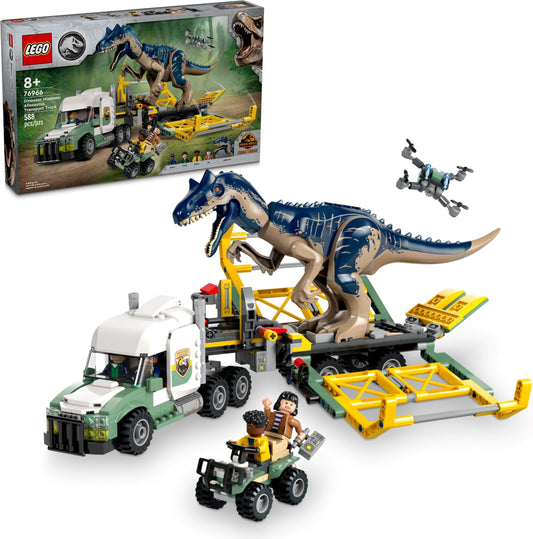 LEGO 76966 Jurassic World Dinosaur Missions: Allosaurus Transport Truck