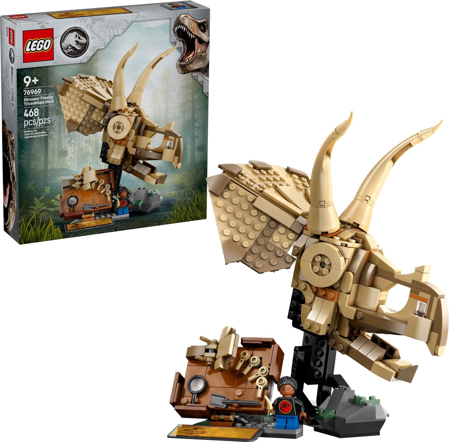 LEGO 76969 Jurassic World Dinosaur Fossils: Triceratops Skull