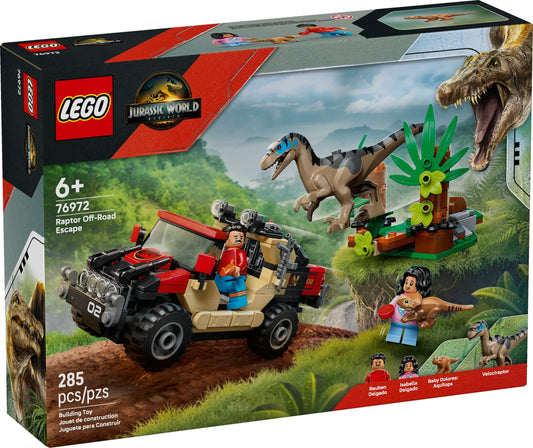 LEGO 76972 Jurassic World Raptor Off-Road Escape