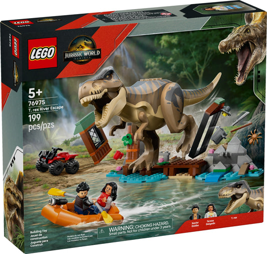 LEGO 76975 Jurassic World T. rex River Escape