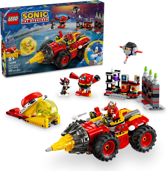 LEGO 76999 Sonic the Hedgehog Super Sonic vs. Egg Drillster
