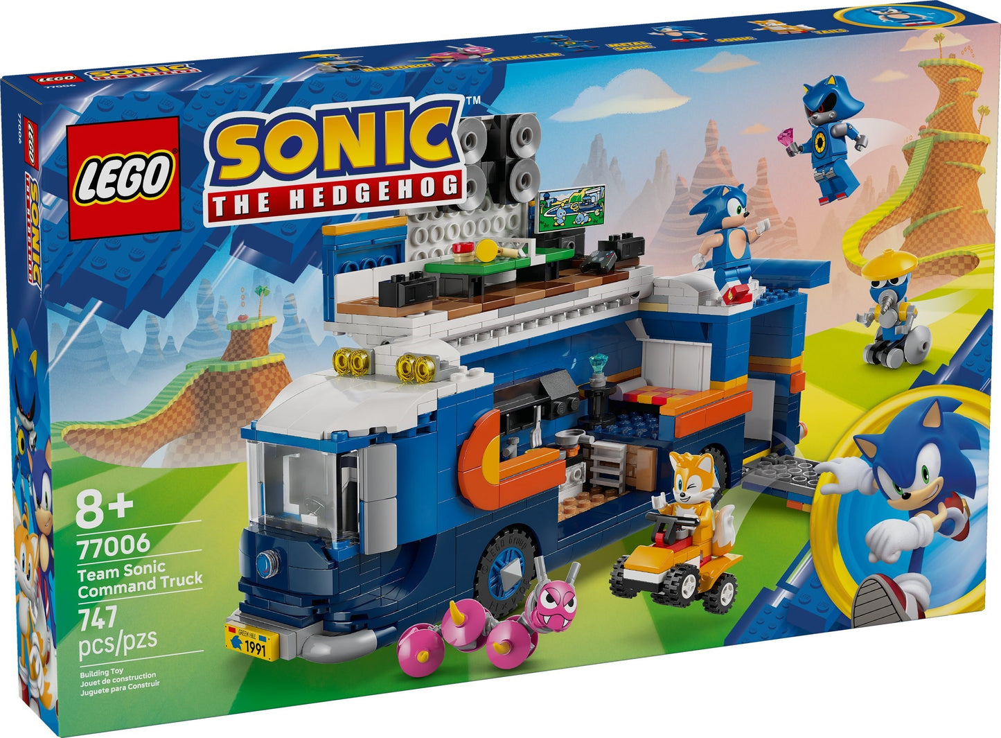 LEGO 77006 Sonic The Hedgehog Team Sonic Command Truck - box opened