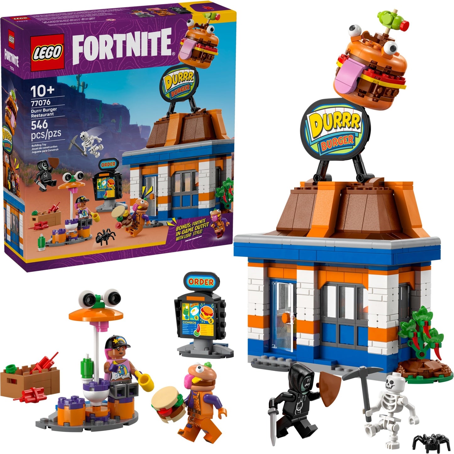 LEGO 77076 Fortnite Durrr Burger Restaurant