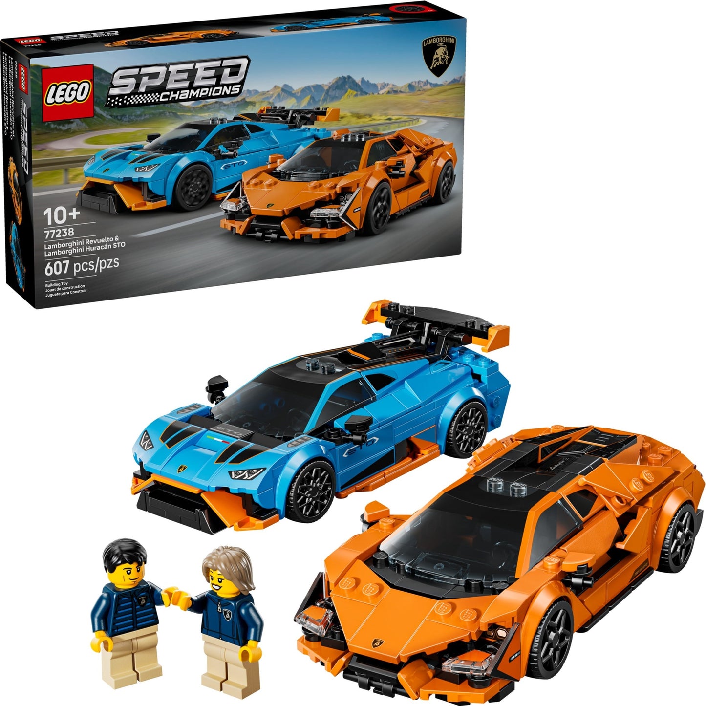 LEGO 77238 Speed Champions Lamborghini Revuelto & Huracán STO