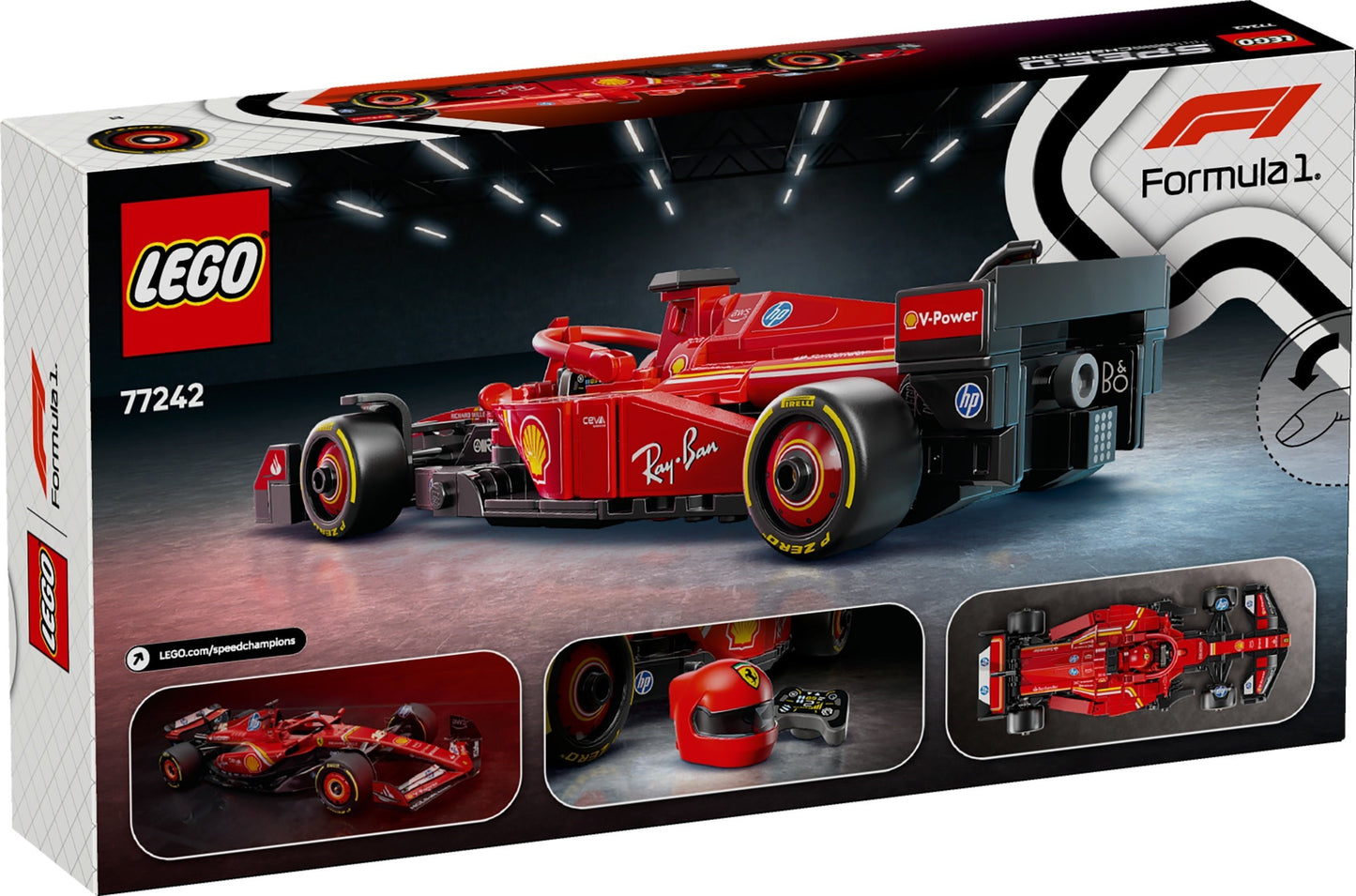 LEGO 77242 Speed Champions Ferrari SF-24 F1 Race Car