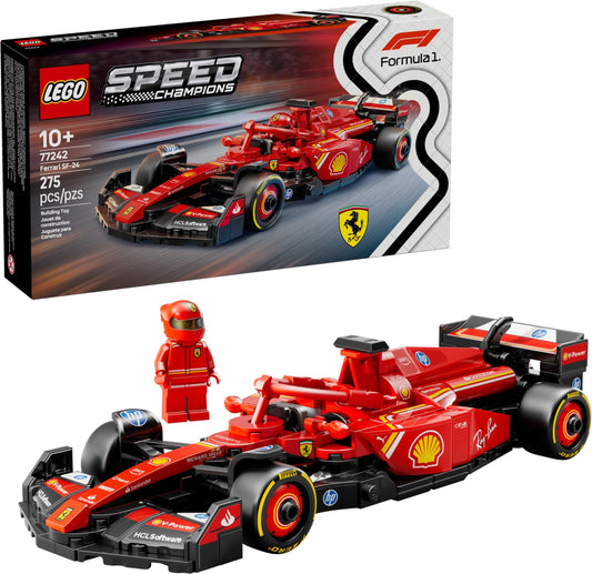 LEGO 77242 Speed Champions Ferrari SF-24 F1 Race Car