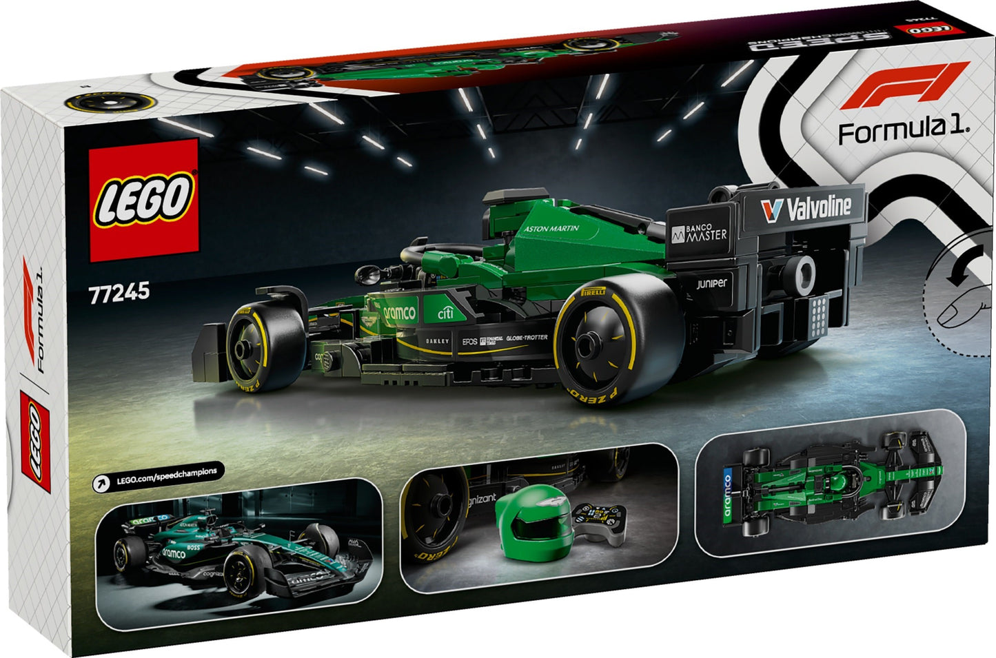 LEGO 77245 Speed Champions Aston Martin Aramco F1® AMR24 Race Car