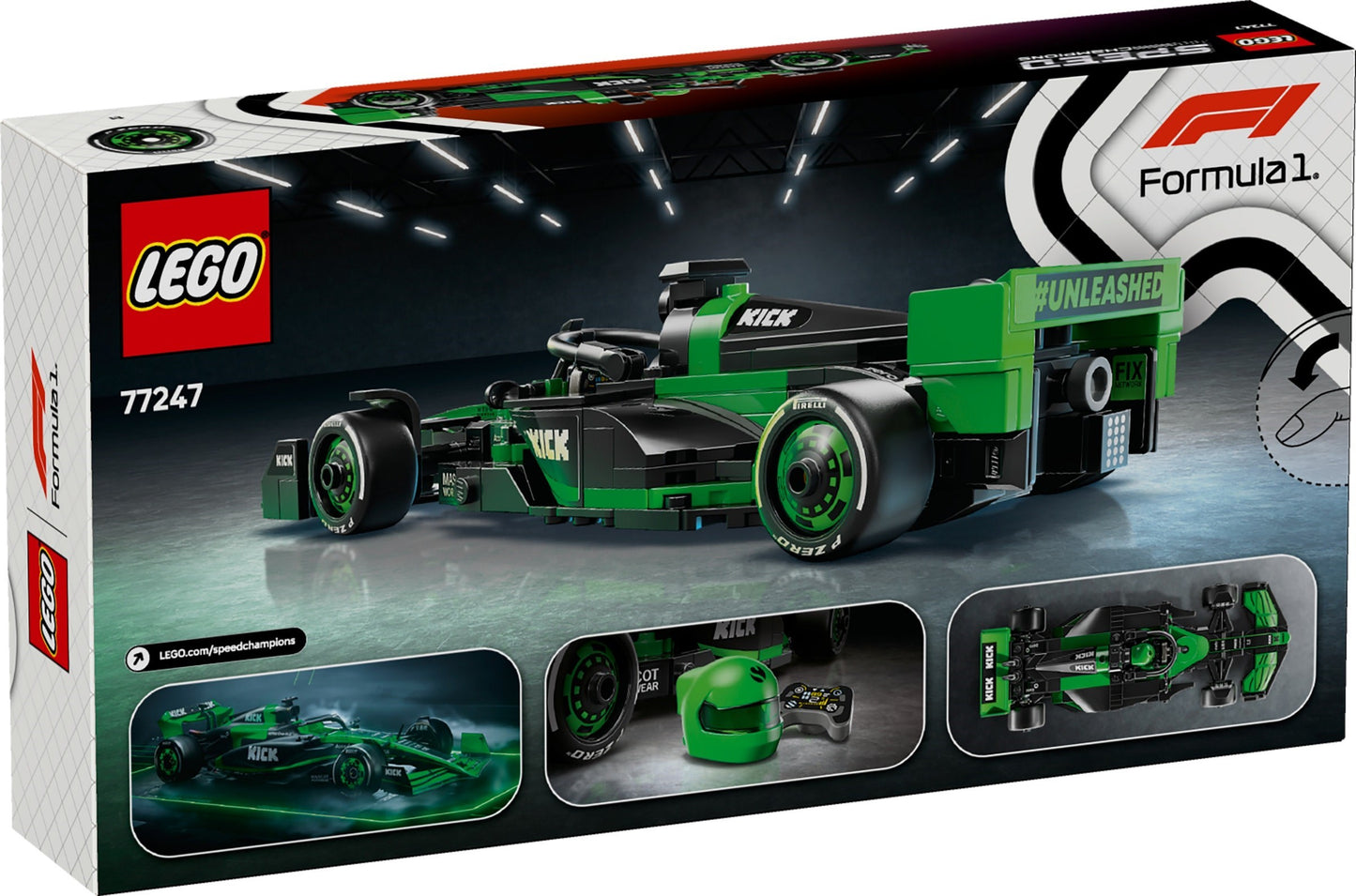 LEGO 77247 Speed Champions KICK Sauber F1® Team C44 Race Car