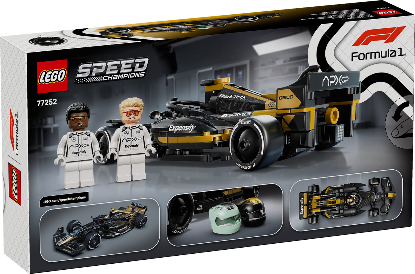 LEGO 77252 Speed Champions APXGP Team Race Car from F1 The Movie