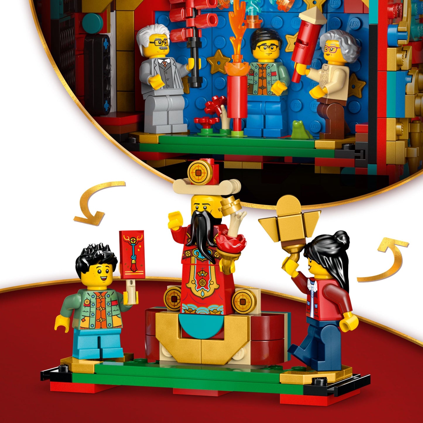 LEGO 80118 Seasonal Fortune Firecracker - CNY - imperfext box