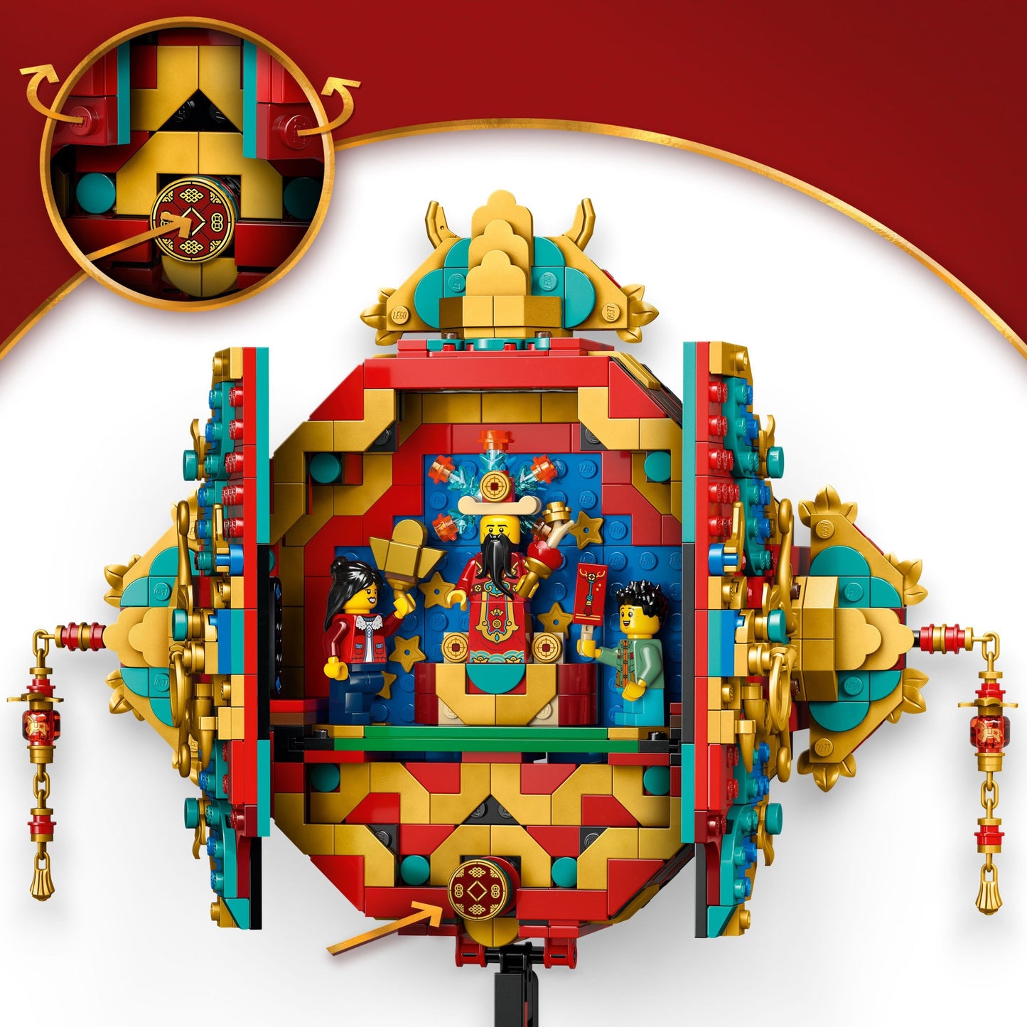 LEGO 80118 Seasonal Fortune Firecracker - CNY - imperfext box