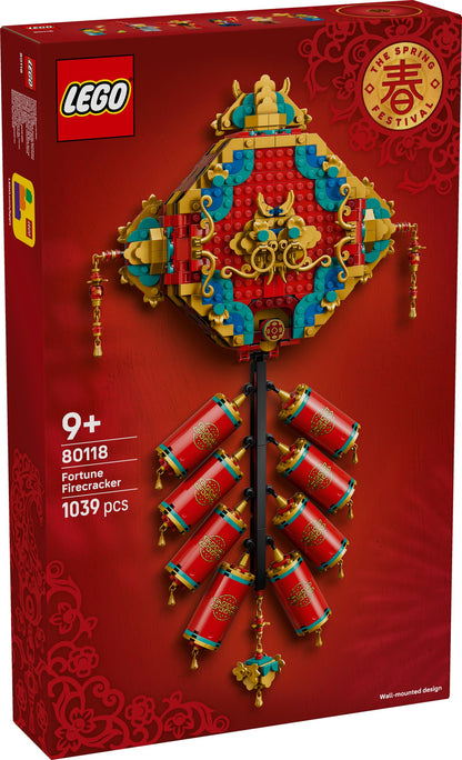 LEGO 80118 Seasonal Fortune Firecracker - CNY - imperfext box