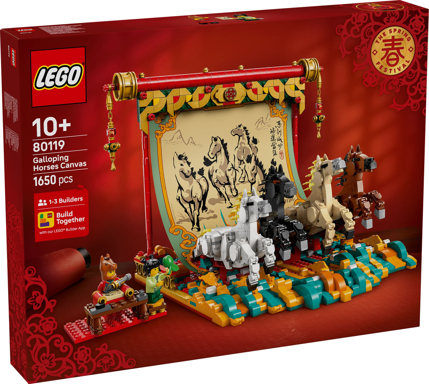 LEGO 80119 Seasonal Galloping Horse Canvas - CNY