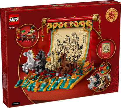 LEGO 80119 Seasonal Galloping Horse Canvas - CNY