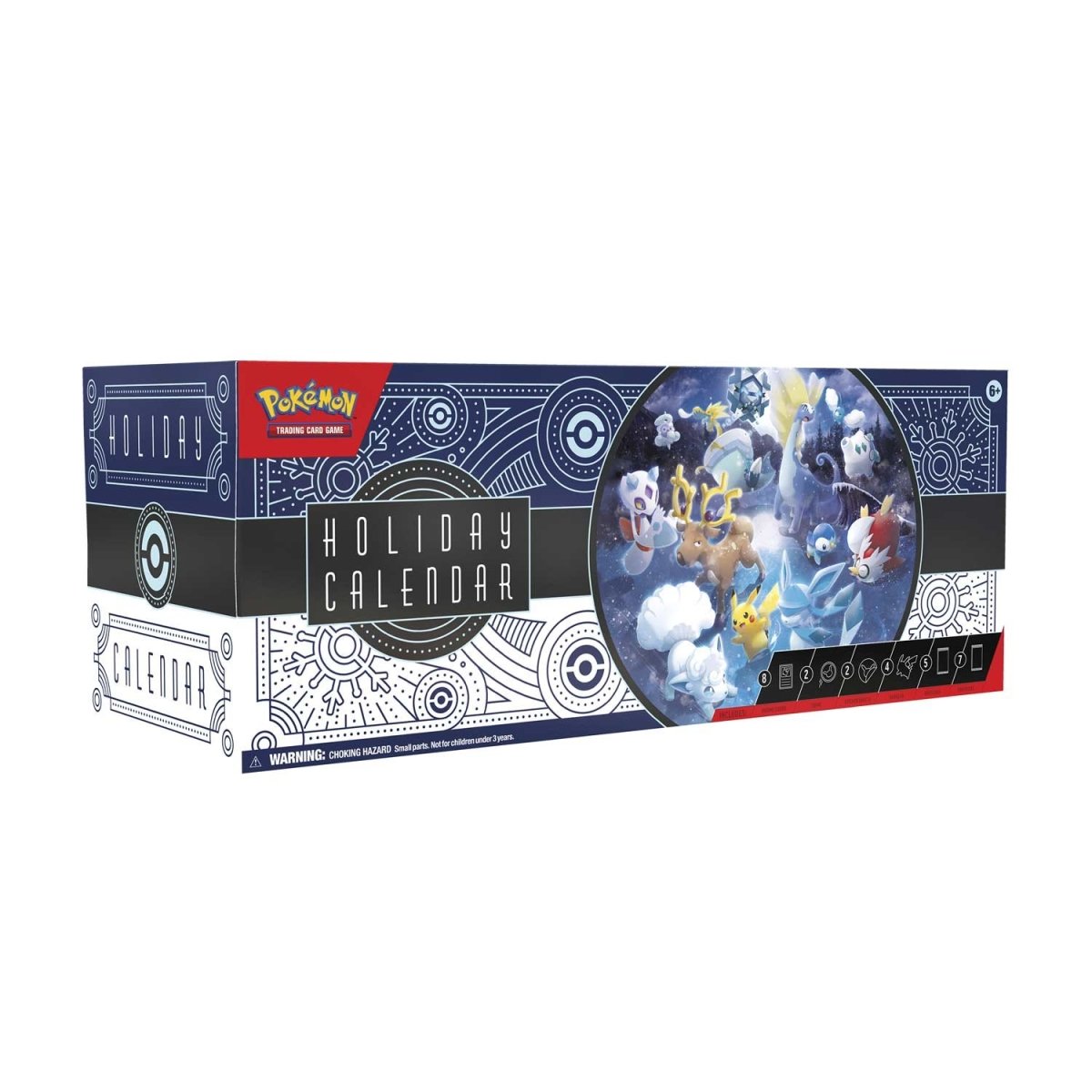 Pokemon TCG Holiday Advent Calendar 2023 (Glaceon, Alolan Vulpix)
