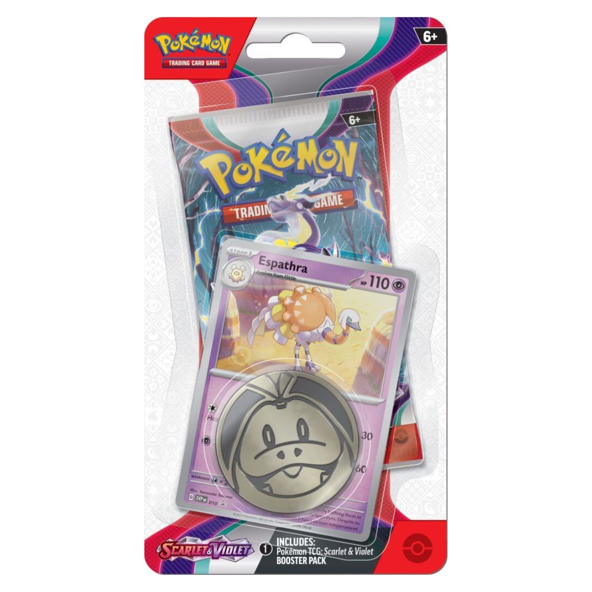 Pokemon TCG Scarlet & Violet Checklane Blister Pack - Espathra