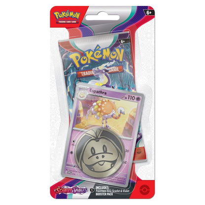Pokemon TCG Scarlet & Violet Checklane Blister Pack - Espathra