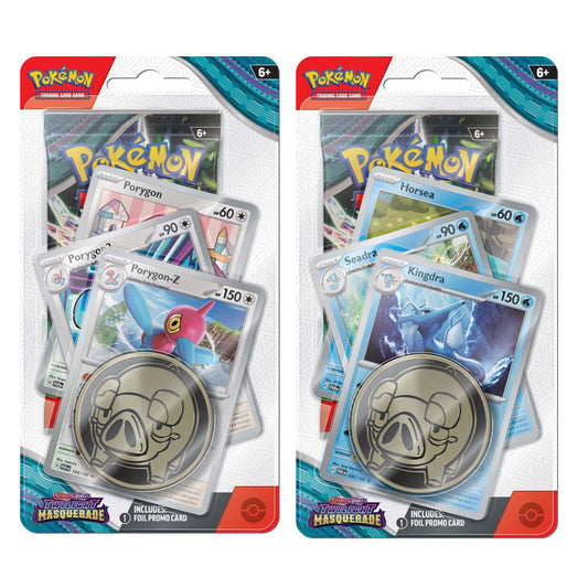 Pokemon TCG Scarlet & Violet Twilight Masquerade Premium Checklane Blisters Pair