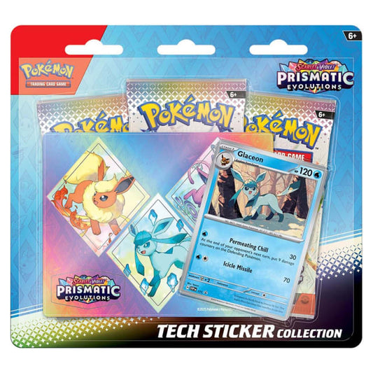 Pokemon TCG Prismatic Evolution Tech Sticker Collection - Glaceon