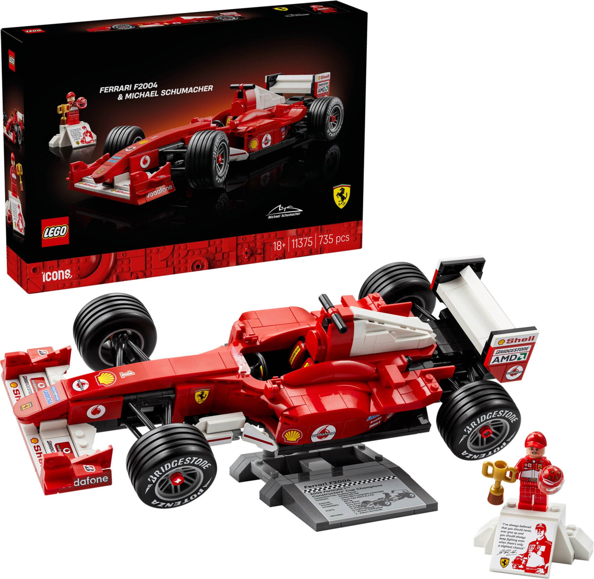 LEGO 11375 Ferrari F2004 & Michael Schumacher - imperfect box