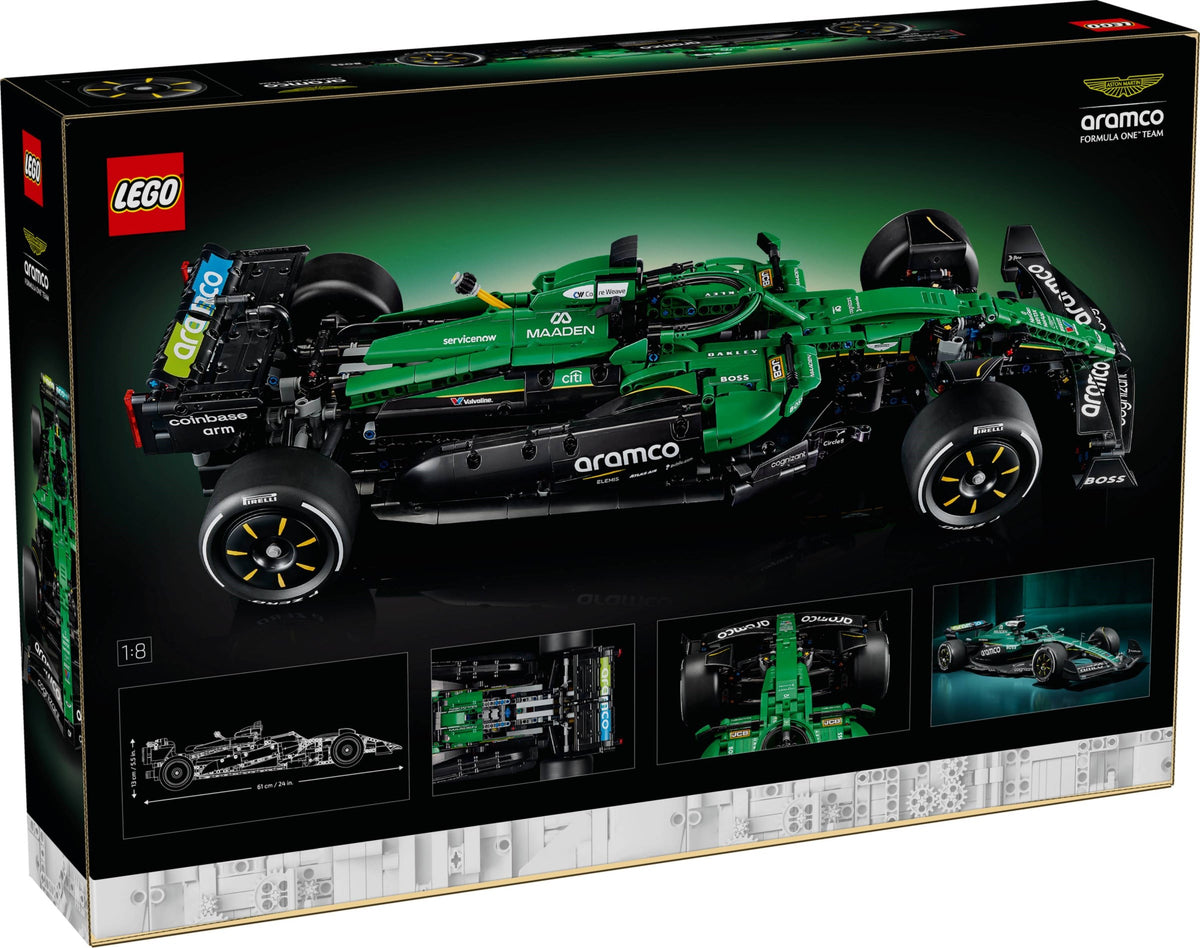 LEGO 42240 Aston Martin Aramco AMR25 F1 Car