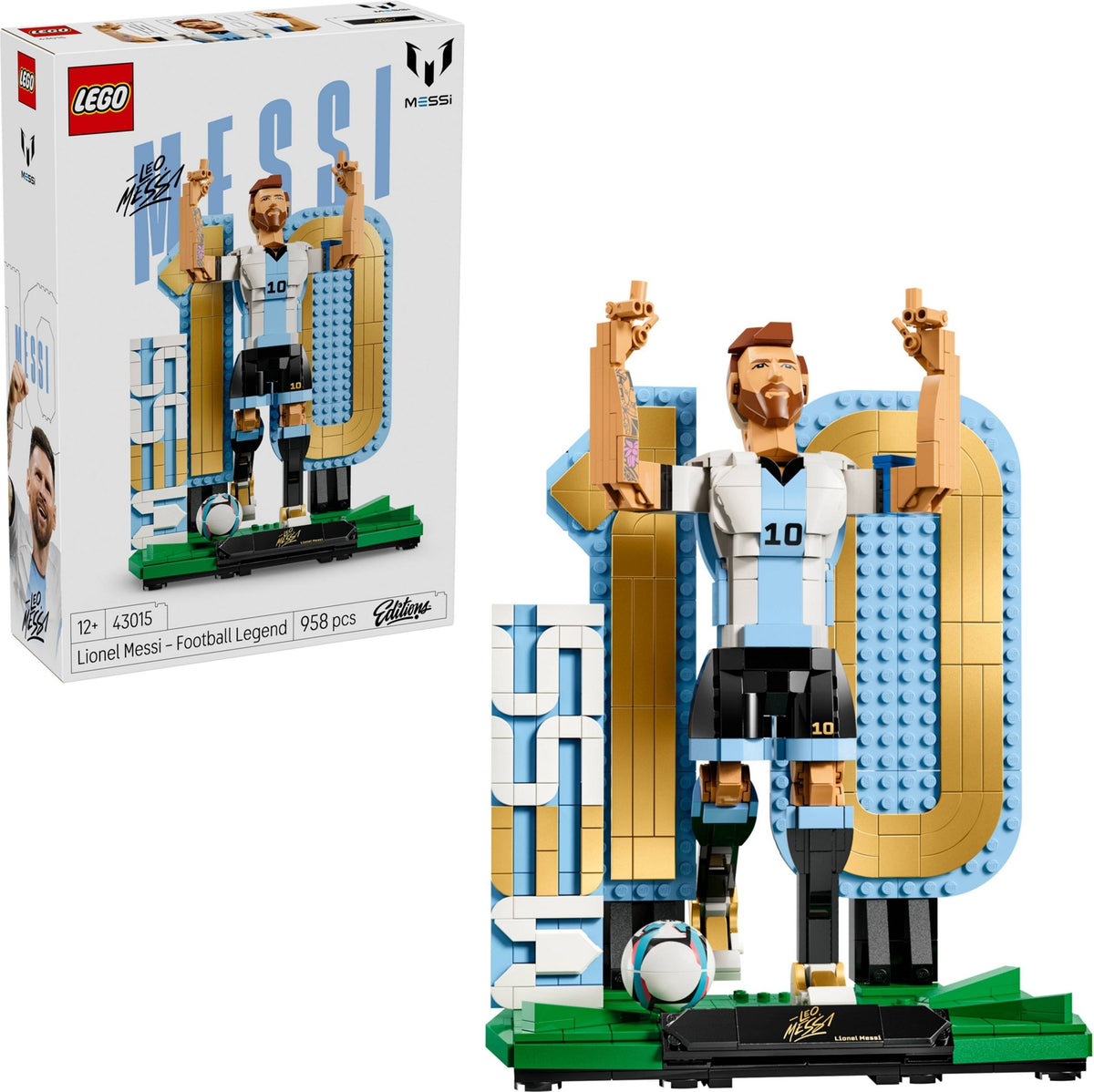 LEGO 43015 - Box front with model