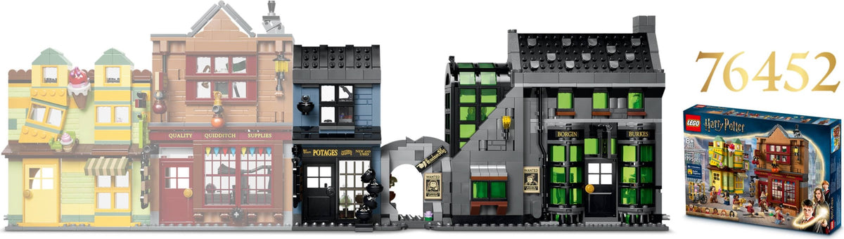 LEGO 76471 Knockturn Alley Wizarding Shops - imperfect box