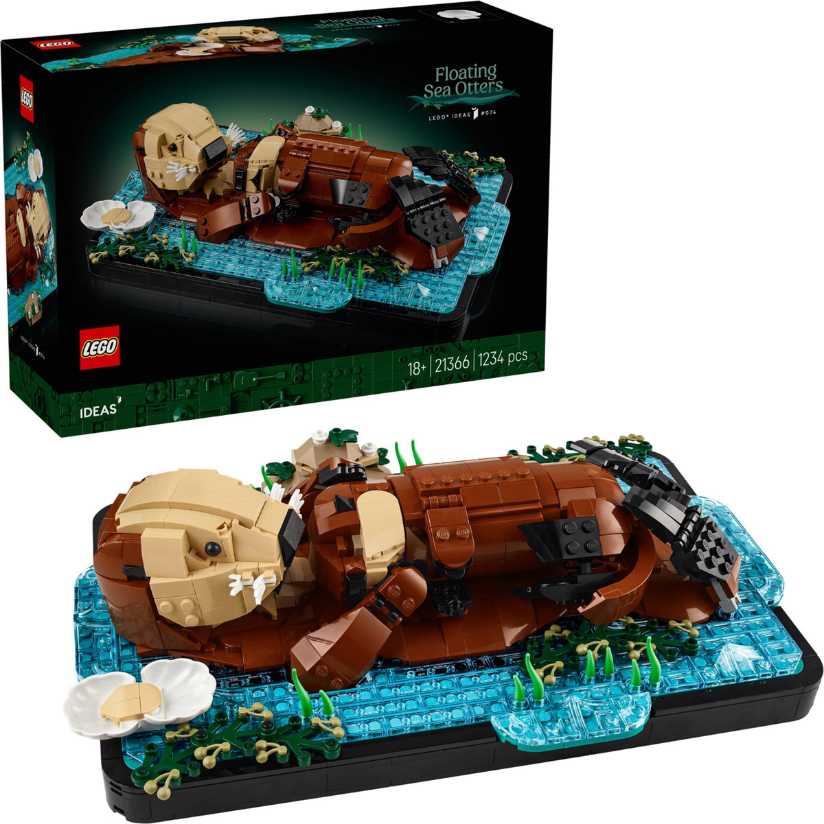 LEGO 21366 Floating Sea Otters