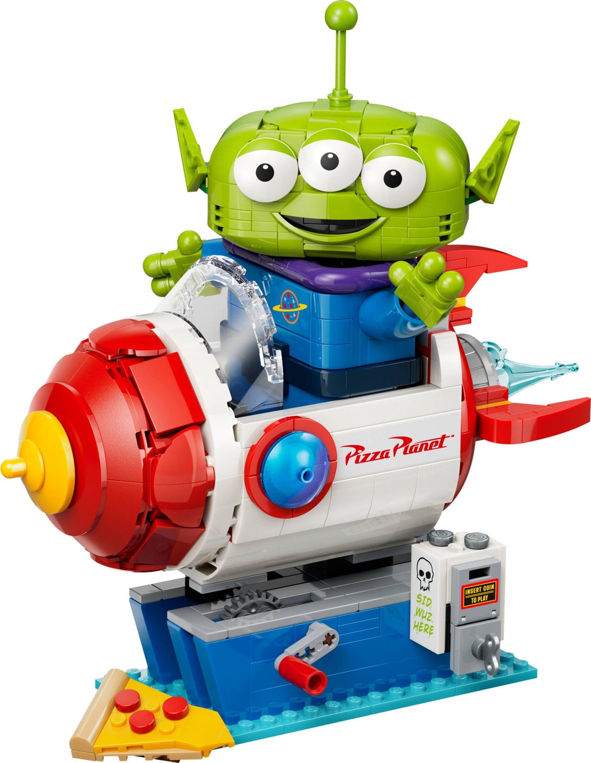 LEGO 43307 Alien with Pizza Planet Rocket Ride