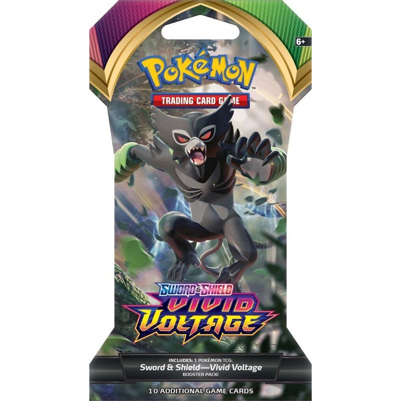 Pokemon TCG Sword & Shield Vivid Voltage Booster Pack (Sleeved)
